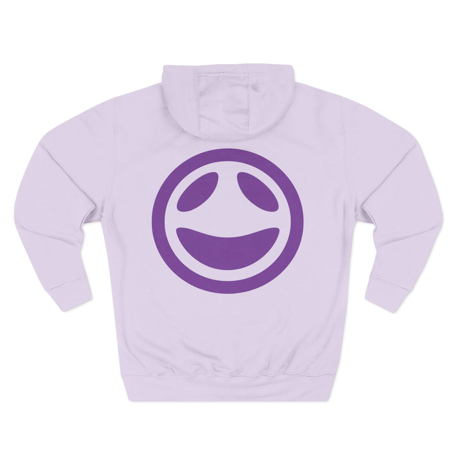 Lilac fleece hoodie